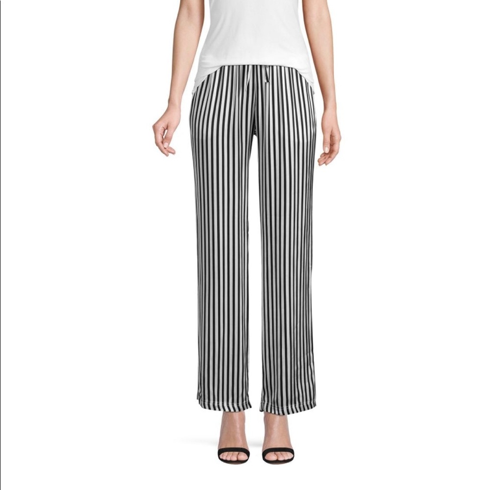 The Kooples Striped Wide Leg Pant